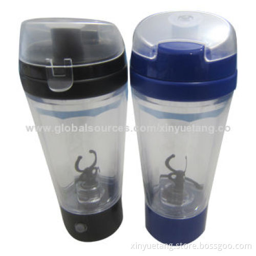 Personalized Battery-operated Electric Plastic Protein Shaker Bottle, Fast Delivery, 450mL CapacityNew